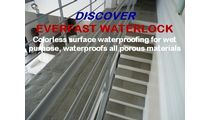 Colorless surface waterproofing for wet purpose, waterproofs all porous materials WATERLOCK